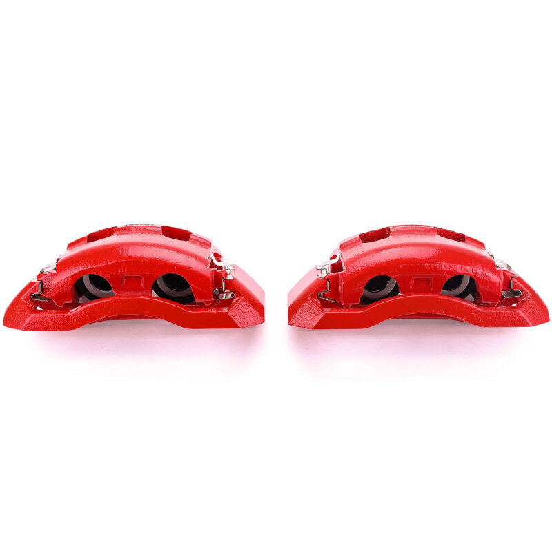 Ford E-150 Brake Calipers - Front - PowerStop - Powder Coated - Red - 2007