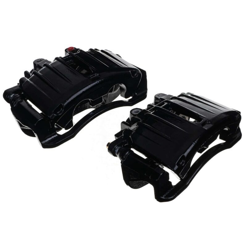 Cadillac Escalade Brake Calipers - Rear - PowerStop - Powder Coated - Black - `02-`06