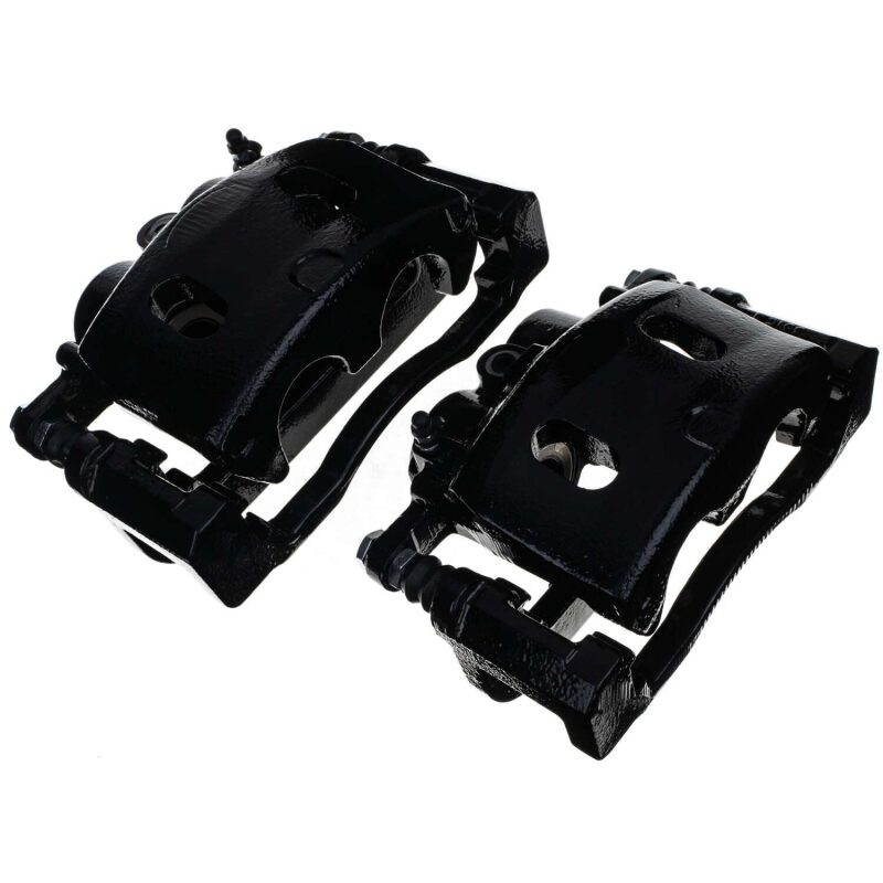 Cadillac Escalade Brake Calipers - Front - PowerStop - Powder Coated - Black - `08-`20