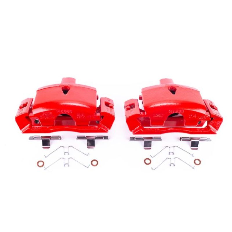 Ford E-150 Brake Calipers - Rear - PowerStop - Powder Coated - Red - `04-`06