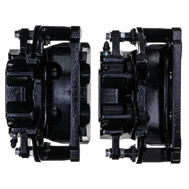 Chrysler 300 Brake Calipers - Front - PowerStop - Black Powder Coated Caliper - Black - 2012