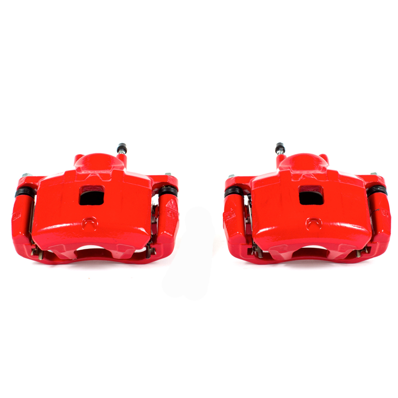 Chrysler 200 Brake Calipers - Front - PowerStop - Powder Coated - Red - `11-`14