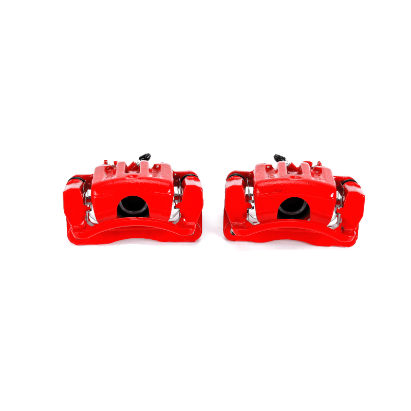 Chevrolet Captiva Sport Brake Calipers - Rear - PowerStop - Powder Coated - Red - `12-`15