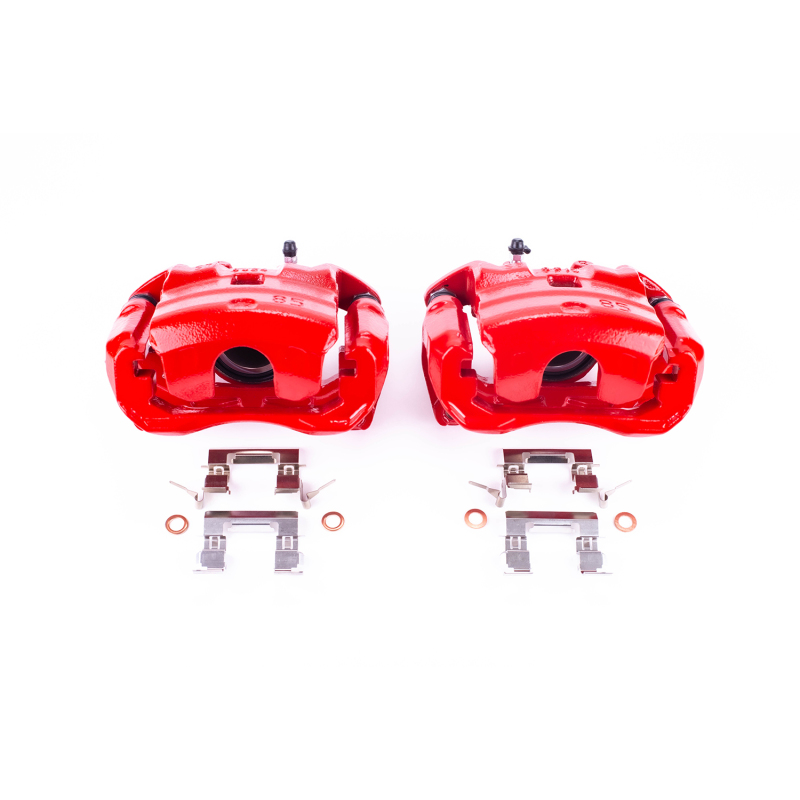 Nissan Juke Brake Calipers - Front - PowerStop - Powder Coated - Red - `11-`17