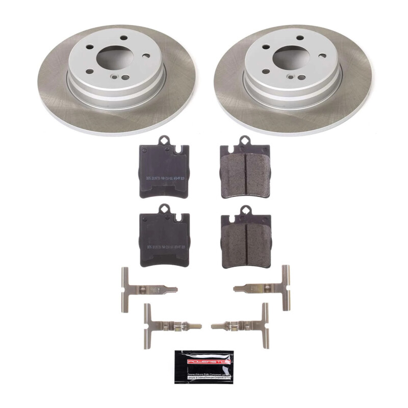 Mercedes-Benz SLK350 Brake Kit - Rear - PowerStop - Semi-Coated Rotors + Z17 Evolution Plus Ceramic Pads - `05-`09