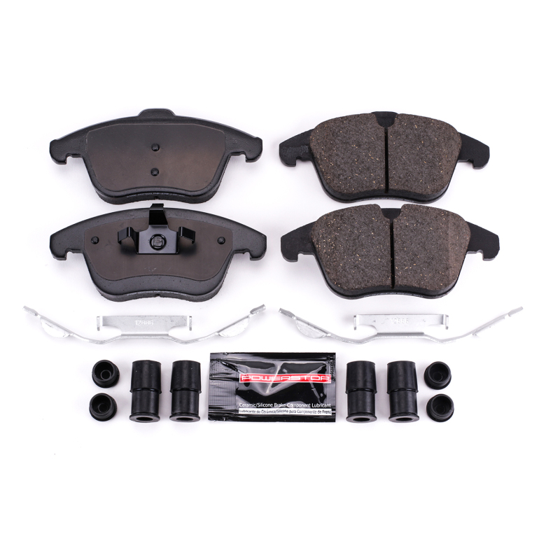 Land Rover LR2 Brake Pads - Front - PowerStop - Z23 Evolution Sport Carbon-Fiber Ceramic + Hardware - `08-`12