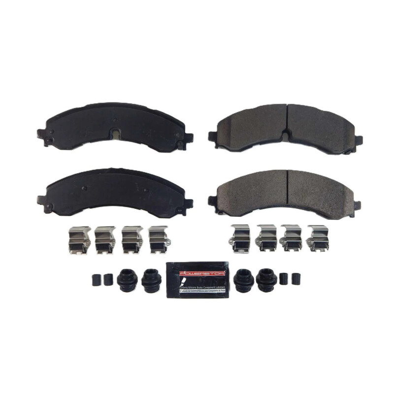 GMC Sierra 3500 HD Brake Pads - Front + Rear - PowerStop - Z23 Evolution - `20-`24