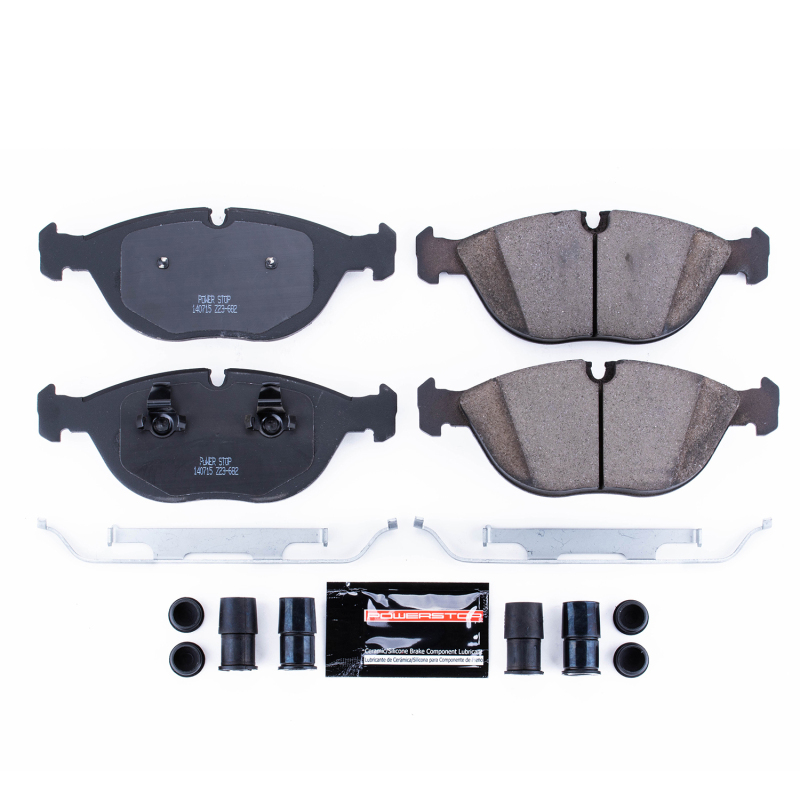 Audi TT Quattro Brake Pads - Front - PowerStop - Z23 Evolution Sport Carbon-Fiber Ceramic - `04-`06