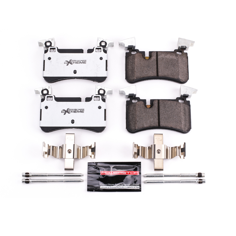 Mercedes-Benz C63 AMG Brake Pads - Rear - PowerStop - Z26 Extreme Street Carbon-Fiber Ceramic - `08-`13