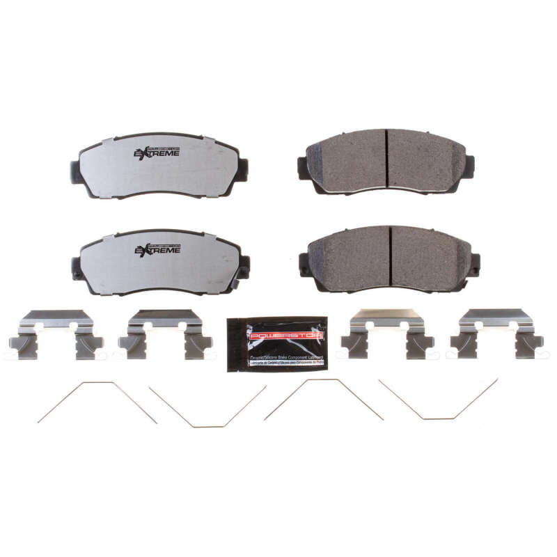 Honda Crosstour Brake Pads - Front - PowerStop - Z26 Street Warrior Ceramic - `11-`20