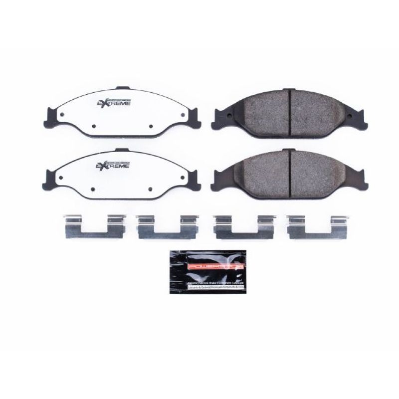 Ford Mustang Brake Pads - Front - PowerStop - Z26 Extreme Street - `99-`04