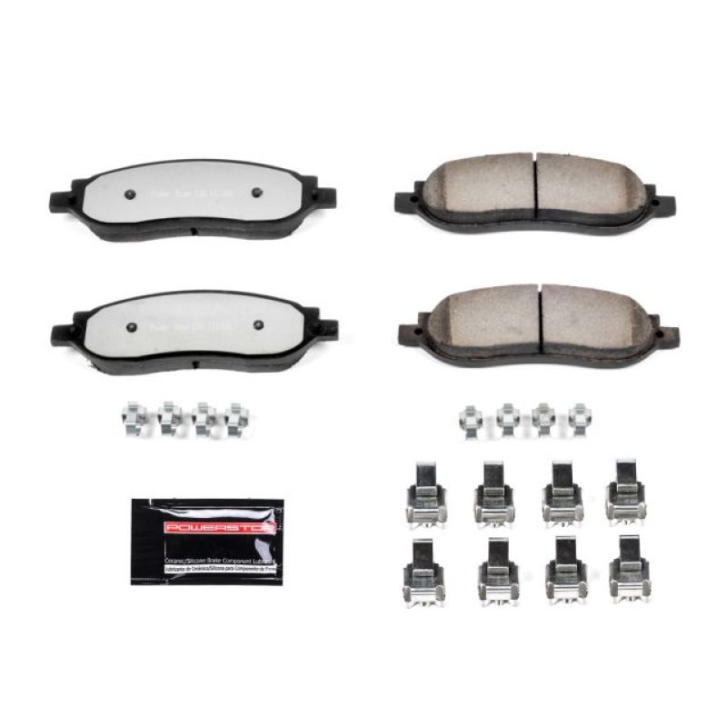 Ford F-250 Super Duty Brake Pads - Rear - PowerStop - Z36 Truck & Tow Carbon-Fiber Ceramic - `05-`07