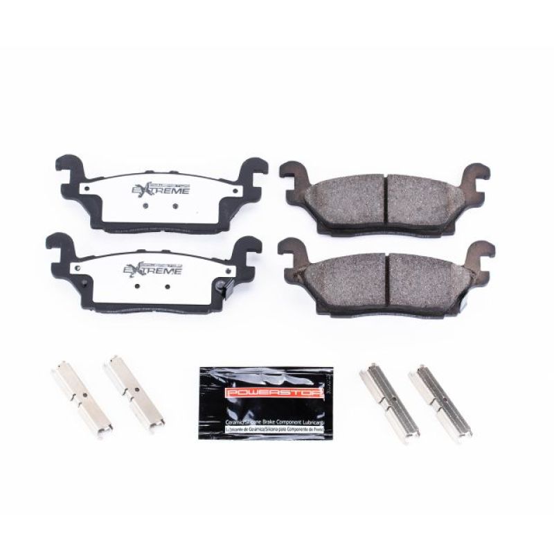 Hummer H3 Brake Pads - Rear - PowerStop - Z36 Truck & Tow Ceramic - `06-`10