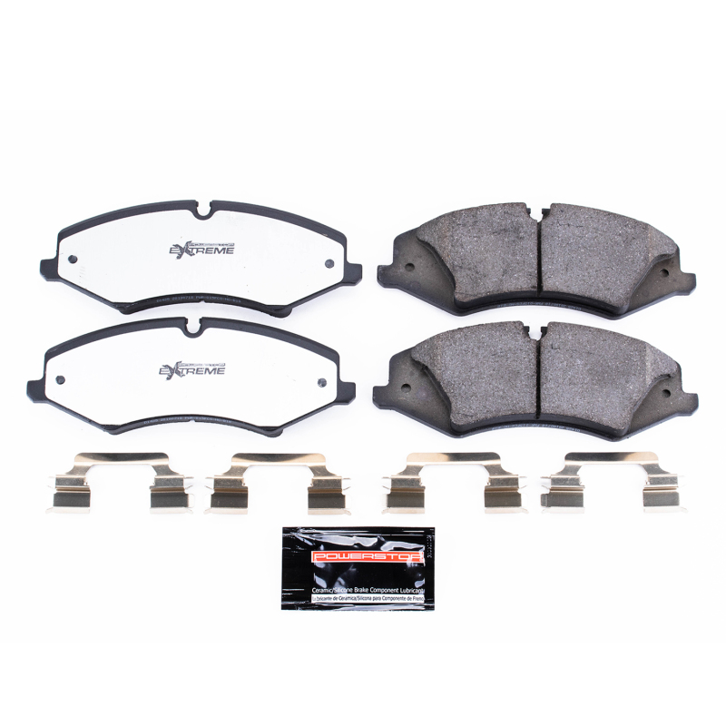 Land Rover Range Rover Brake Pads - Front - PowerStop - Z36 Truck & Tow Carbon-Fiber Ceramic, w/ Hardware - `10-`12
