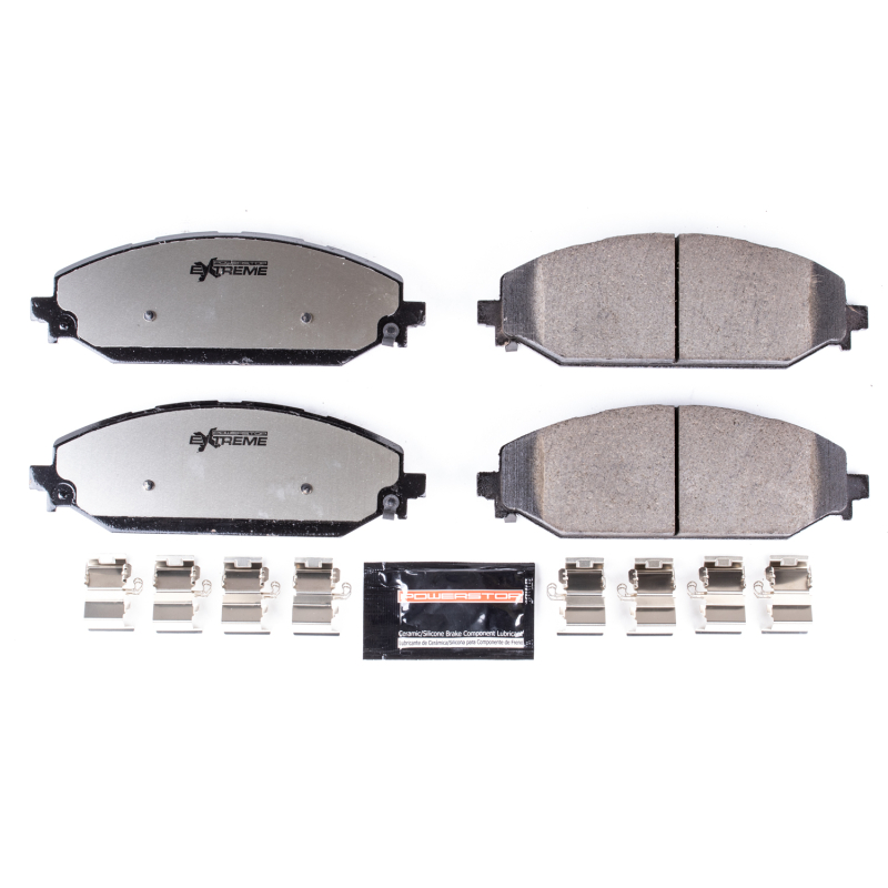 Ram 1500 Brake Pads - Front - PowerStop - Z36 Truck & Tow Carbon-Fiber Ceramic - 2019