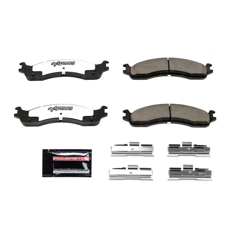Ford E-150 Brake Pads - Front - PowerStop - Z36 Truck & Tow Carbon-Fiber Ceramic - 2007