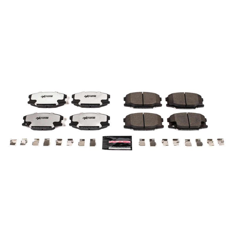 Mitsubishi Fuso FE Brake Pads - Front or Rear - PowerStop - Z36 Truck & Tow Carbon-Fiber Ceramic - `96-`04
