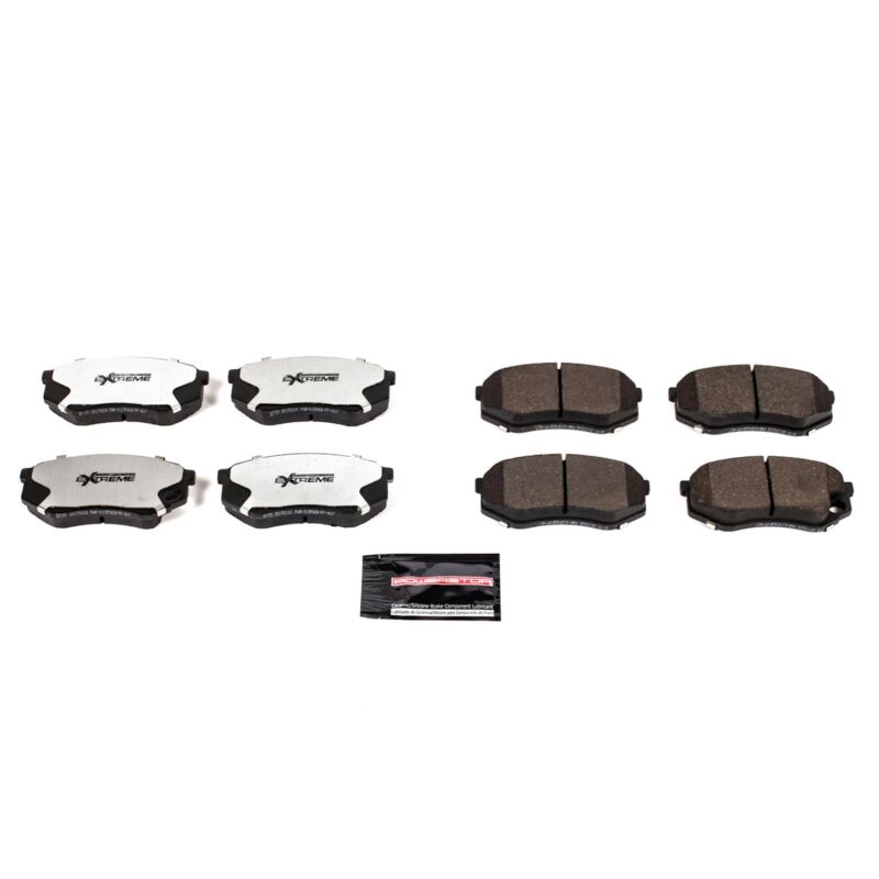 Mitsubishi Fuso FE Brake Pads - Front - PowerStop - Z36 Truck & Tow Carbon-Fiber Ceramic - `00-`04