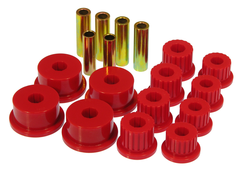 Dodge Ram Bushing Kit - Rear - Prothane - Spring/Shackle - Red - `94-`01