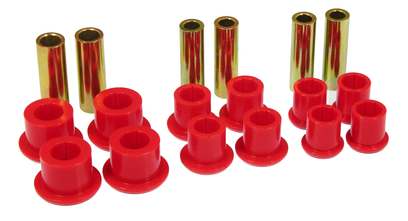 Ford F-250 Bushing Kit - Rear - Prothane - Leaf Spring Shackle - Red - `97-`04