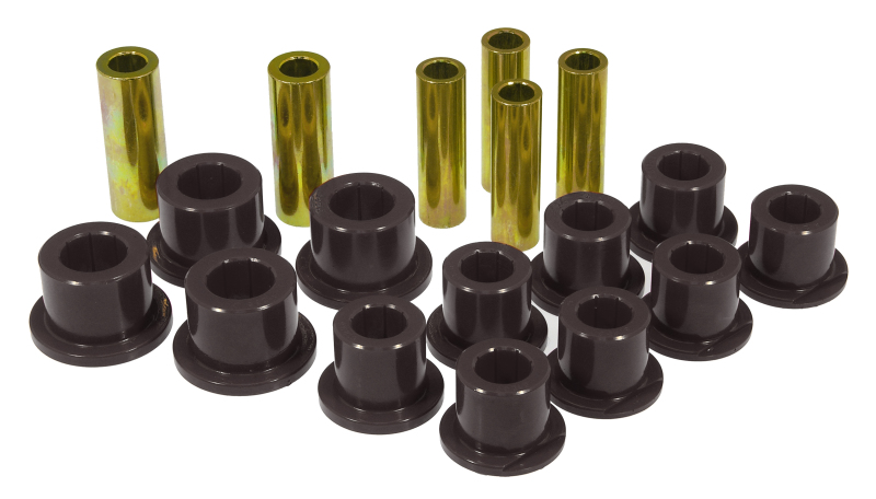 Ford F250 Super Duty Bushing Kit - Rear - Prothane - Spring/Shackle - Black - `99-`04