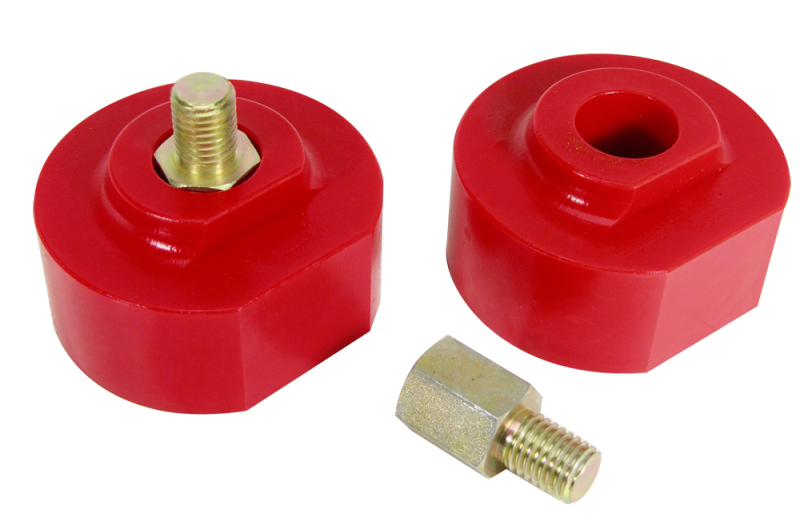 Ford F250 Coil Spring Isolator - Front - Prothane - 2in Lift Spacer - Red - `99-`09