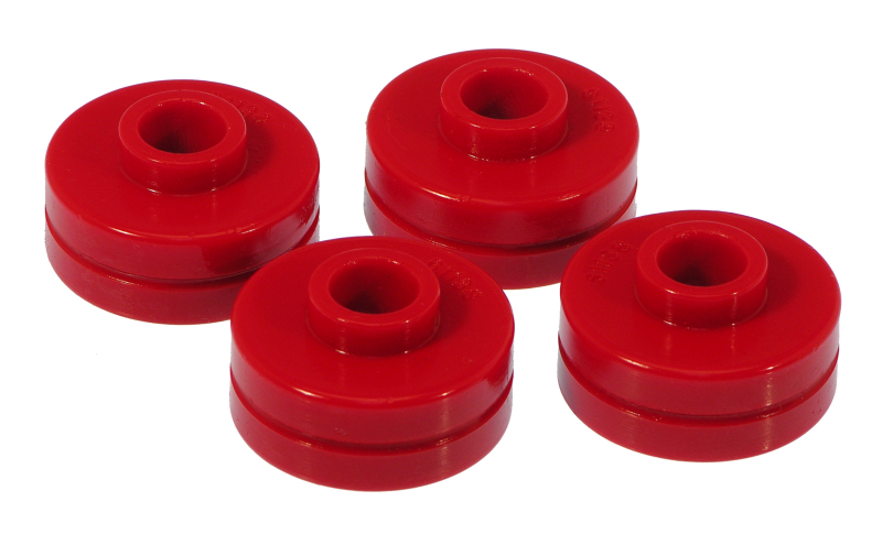 Chevrolet Corvette Leaf Spring Shackle Bushing - Rear - Prothane - Red - `97-`04