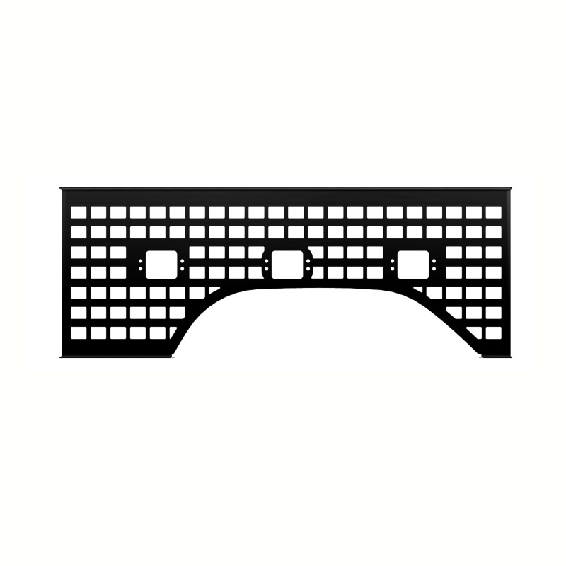 GMC Sierra 1500 Molle Panel - Driver Side - Putco - Mini-Textured Black Powder-Coat - Black - `19-`26