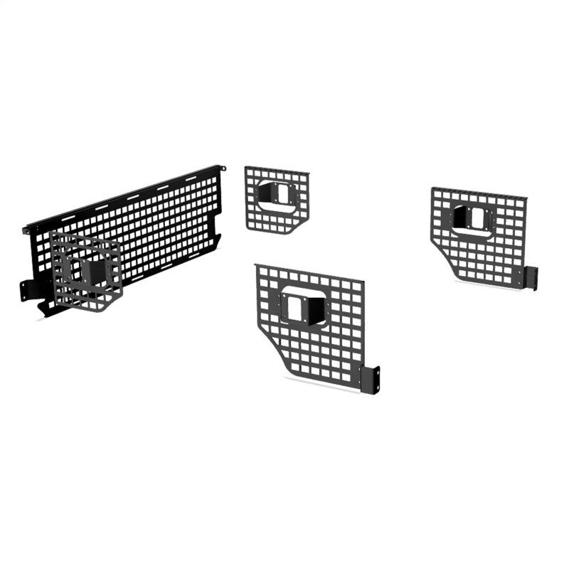 Ford Super Duty Molle Panel - Front - Putco - Molle Front Panel - Black - `17-`21