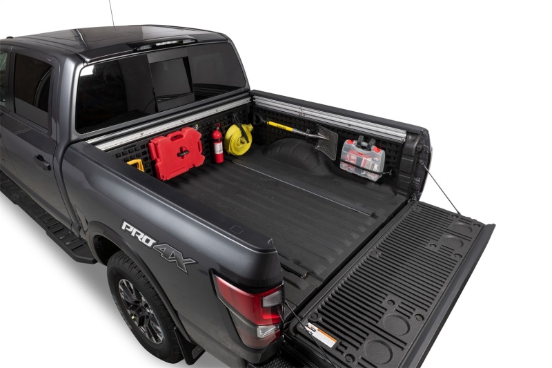 Nissan Titan XD Molle Panel - Driver Side - Putco - 5.7ft Short Box - Black - `16-`21