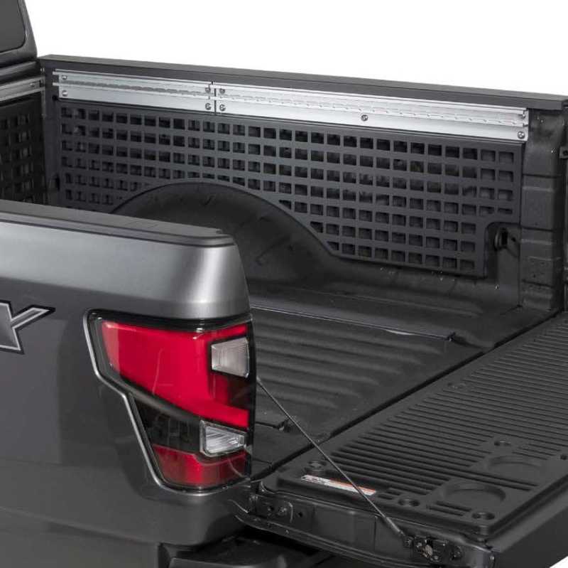 Nissan Titan XD Molle Panel - Passenger Side - Putco - 5.7ft Short Box - Black - `16-`21
