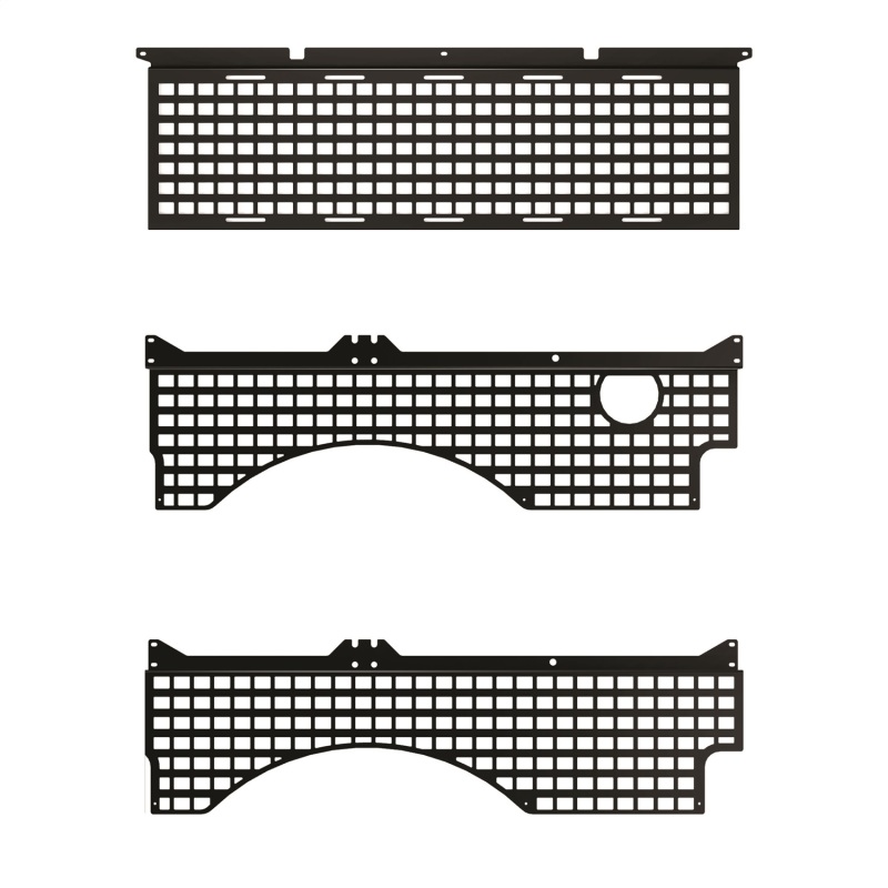Nissan Titan XD Molle Panel - Passenger Side - Putco - 5.7ft Short Box - Black - `16-`21