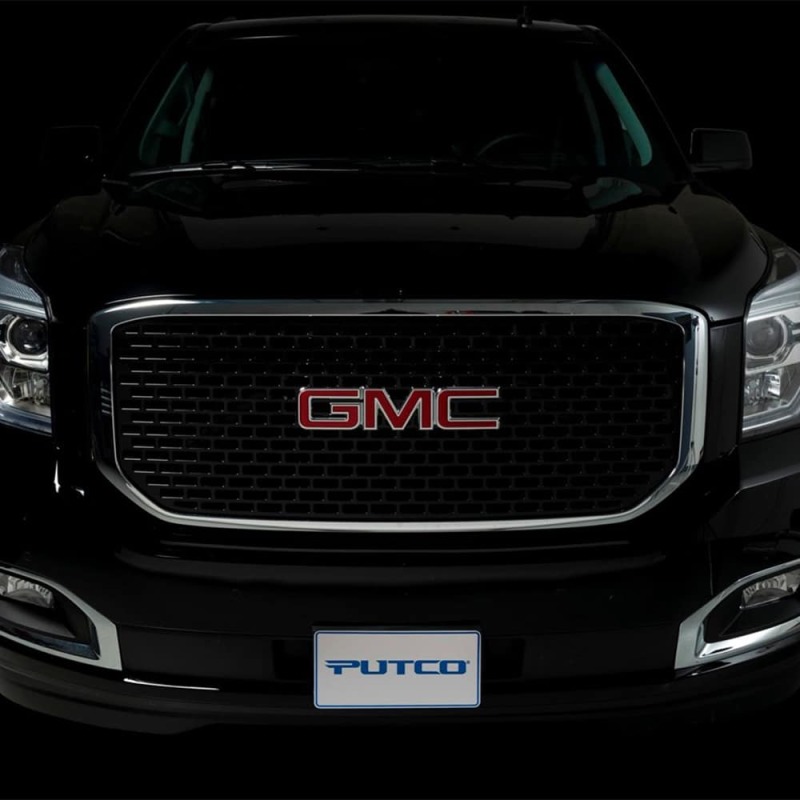 GMC Yukon XL Grille - Putco - Liquid 3D Slot / Lighted Denali Style - Black - `15-`20