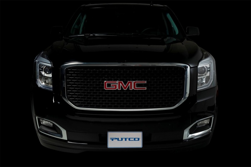 GMC Yukon XL Grille - Putco - Liquid 3D Slot / Lighted Denali Style - Black - `15-`20