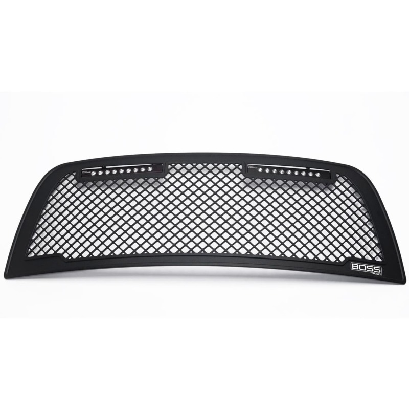Dodge Ram 2500 Grille - Putco - Lighted Boss w/ 10in Luminix Light Bars - Black - `13-`19