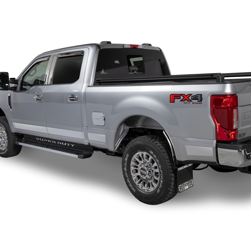 Ford Super Duty F350 Rocker Panels - Putco - Pro Stainless Steel - `17-`22