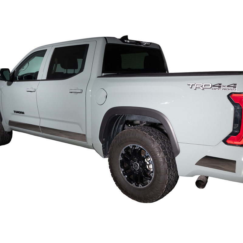 Toyota Tundra CrewMax Steel Rocker Panels - Putco - Pro - Stainless Steel - `22-`24