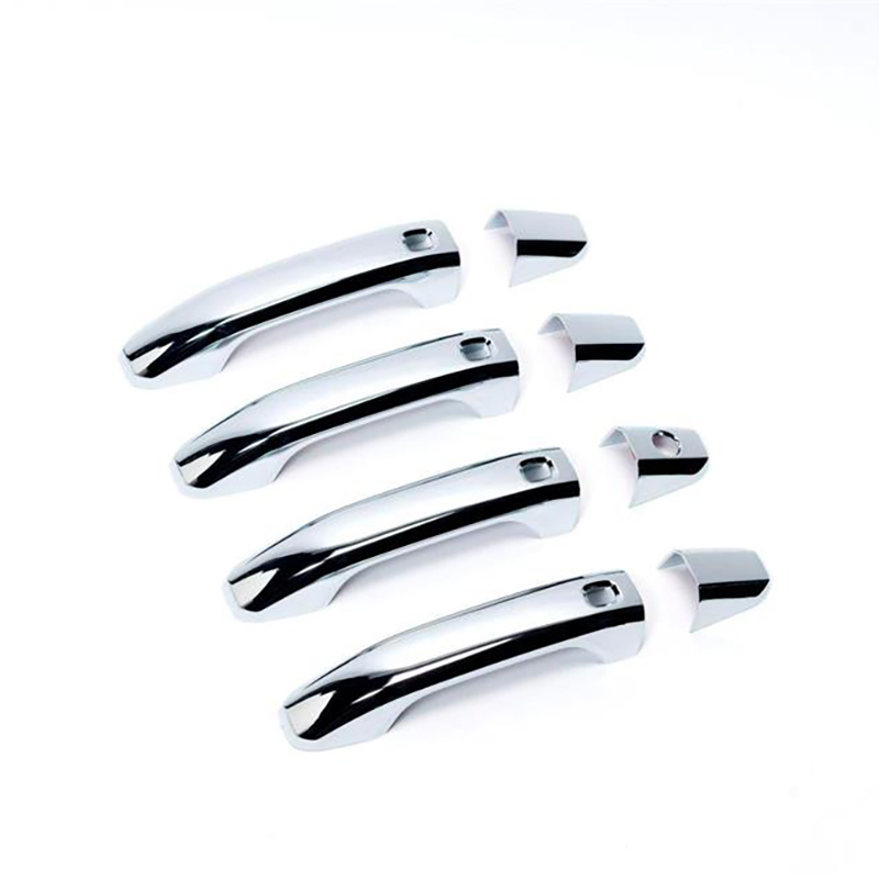 Chevrolet Suburban Door Handle Covers - Front & Rear - Putco - With Smart Key Cutout Without Passenger Keyhole - Chrome - `15-`20