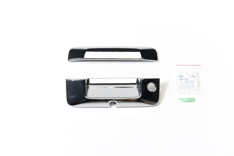 GMC Sierra Tailgate Handle Covers - Putco - w/ Keyhole & Camera Opening - Chrome - `14-`19