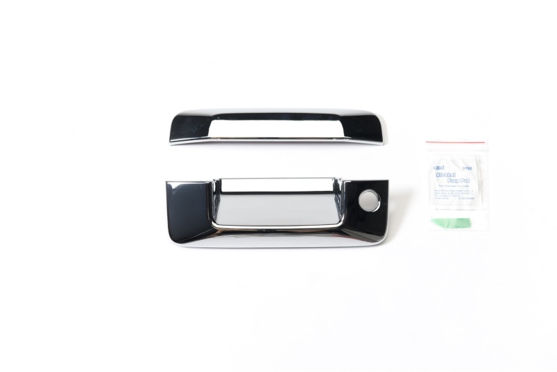 GMC Sierra Tailgate Handle Covers - Putco - w/ Keyhole (w/o Camera Opening) - Chrome - `14-`20
