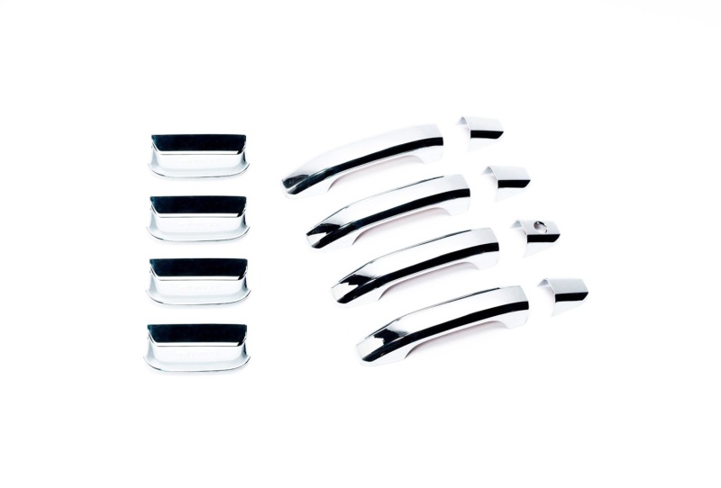 GMC Yukon Door Handle Covers - Front + Rear - Putco - Deluxe - Chrome - `15-`20
