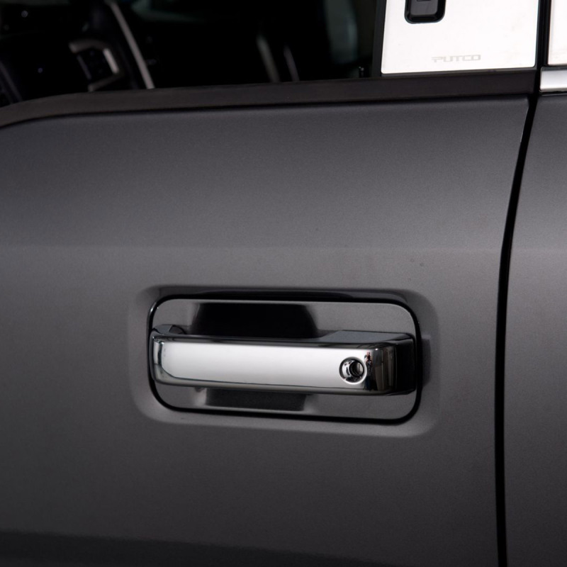 GMC Yukon Door Handle Covers - Front + Rear - Putco - Deluxe - Chrome - `15-`20