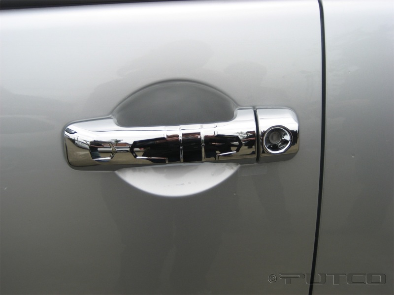 Toyota FJ Cruiser Door Handle Covers - Front - Putco - Chrome - `07-`14