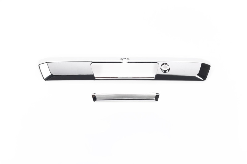 Ford F-250 Super Duty Tailgate Handle Covers - Putco - With Pull Handle, Camera, and LED Opening - Chrome - `17-`20