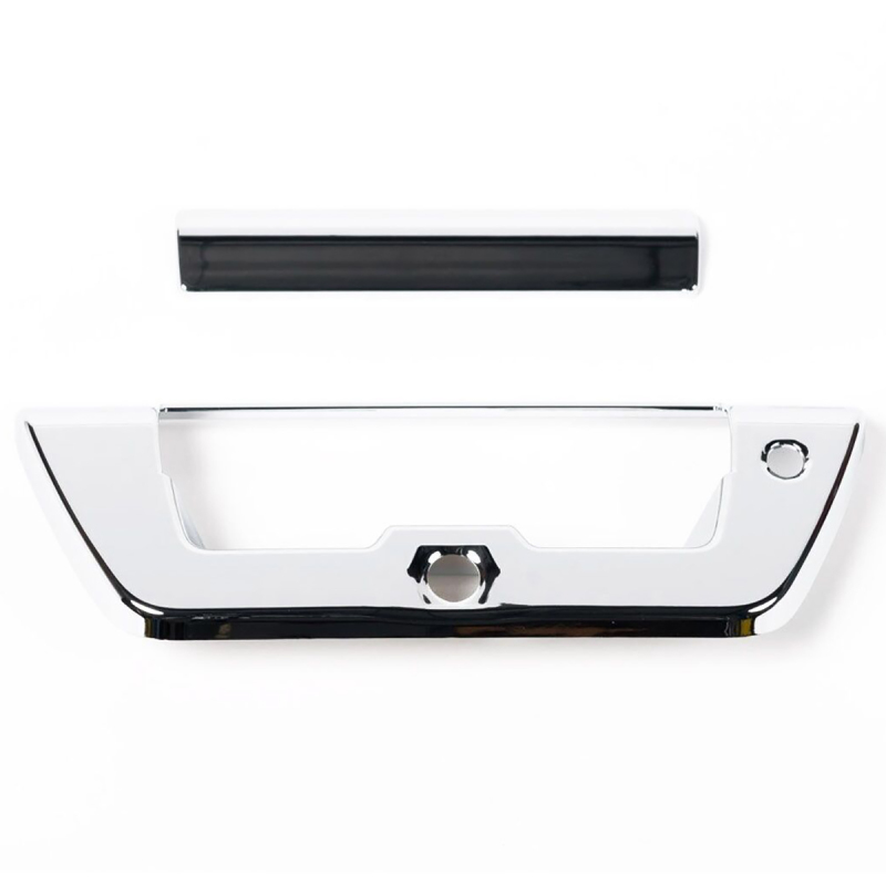 Ford F-150 Tailgate Handle Covers - Putco - w/ Pull Handle Back up Camera & LED Opening - Chrome - `15-`17