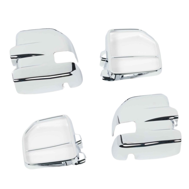 Ford Super Duty F350 Mirror Covers - Putco - Fits Towing Mirrors w/ Side Markers - Chrome - `17-`26