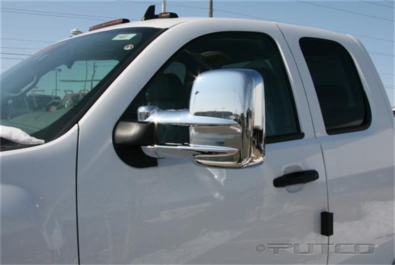 GMC Sierra 3500 Mirror Covers - Putco - Chrome - `03-`15