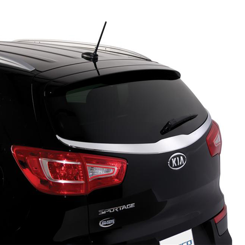 Kia Sportage Lip Spoiler Cover - Rear - Putco - Chrome - `11-`16