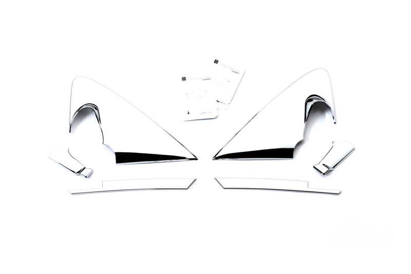 Kia Forte Mirror Covers - Putco - Bracket Molding - Chrome - `10-`13