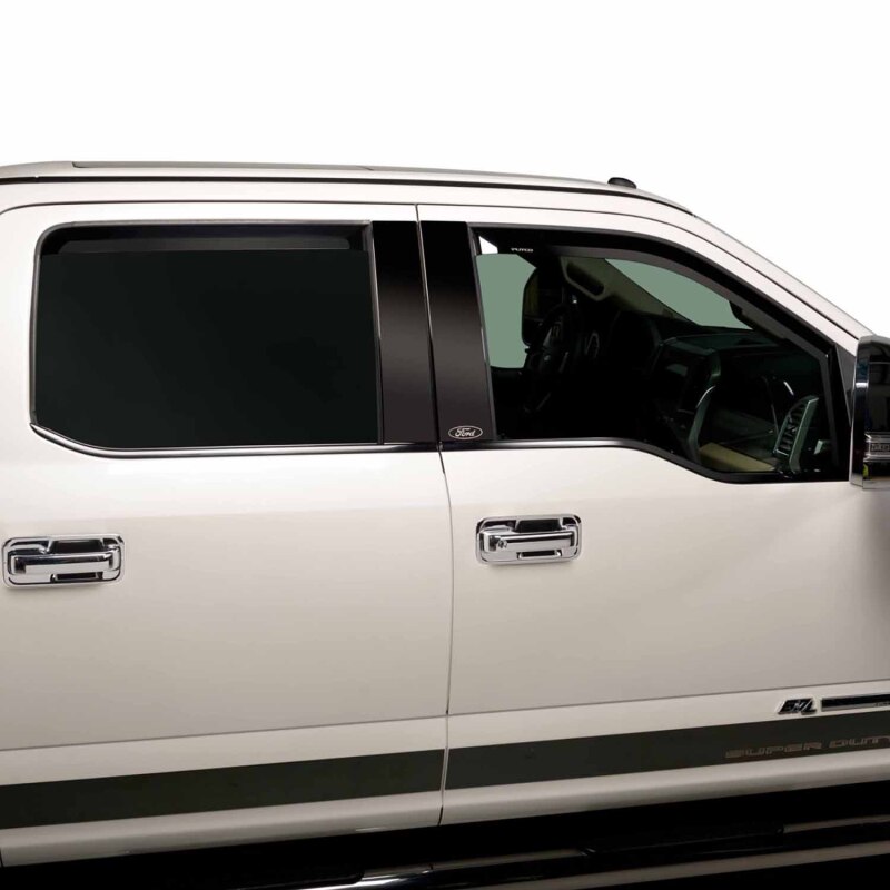 Ford F-250 Pillar Post Trim - Putco - Platinum - Black - `08-`16